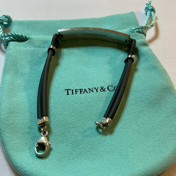 TIFFANY &Co. ATLAS Roman Numeral Bracelet Sterling Silver 925 7.25" - Picture 6 of 7